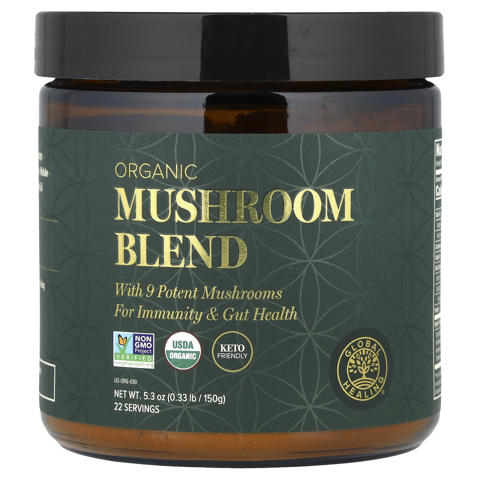 Global Healing Organic Mushroom Blend – 150 g — Tunisie