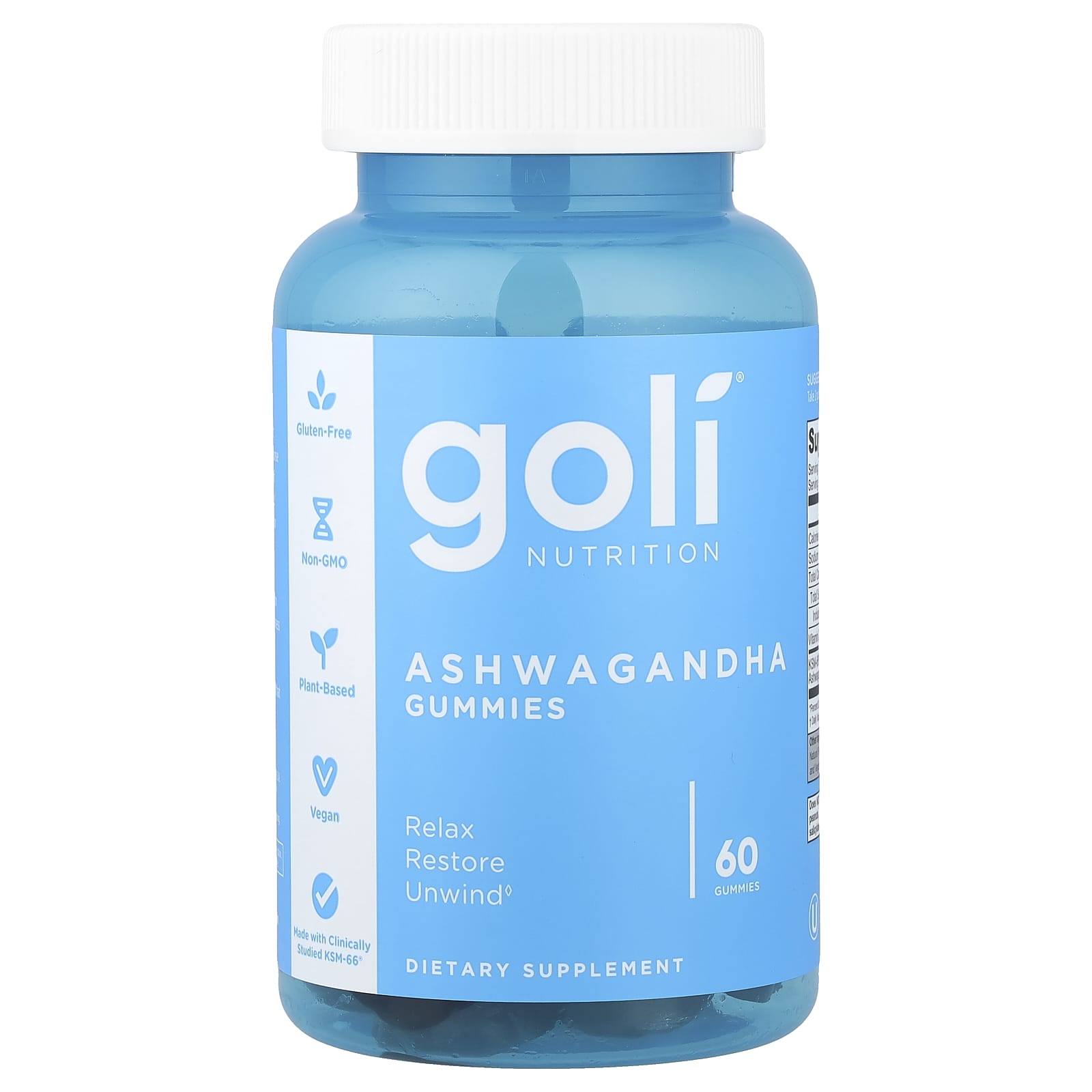 Goli Nutrition Ashwagandha Gummies – 60 gommes — Tunisie