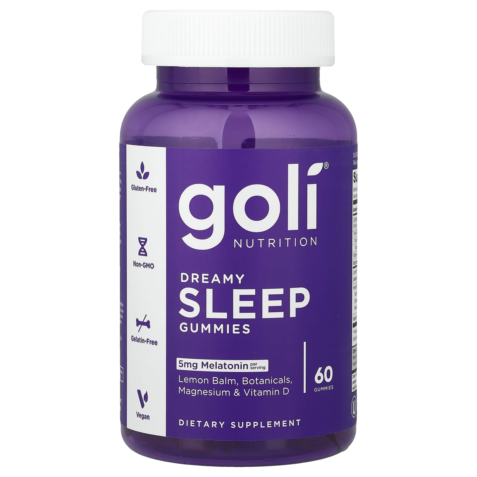 Goli Nutrition Dreamy Sleep Gummies – 60 gommes — Tunisie