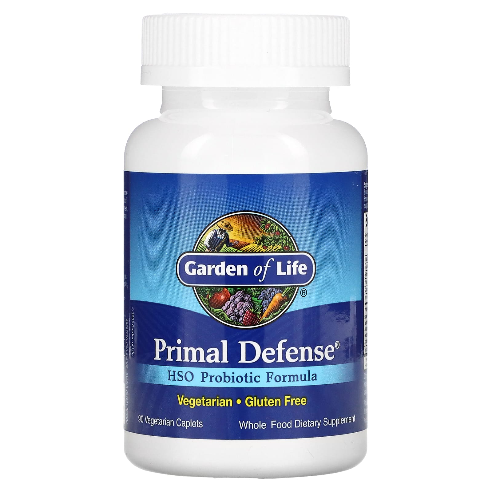 Garden of Life Primal Defense, HSO Probiotic Formula, 90 Vegetarian Caplets — Tunisie