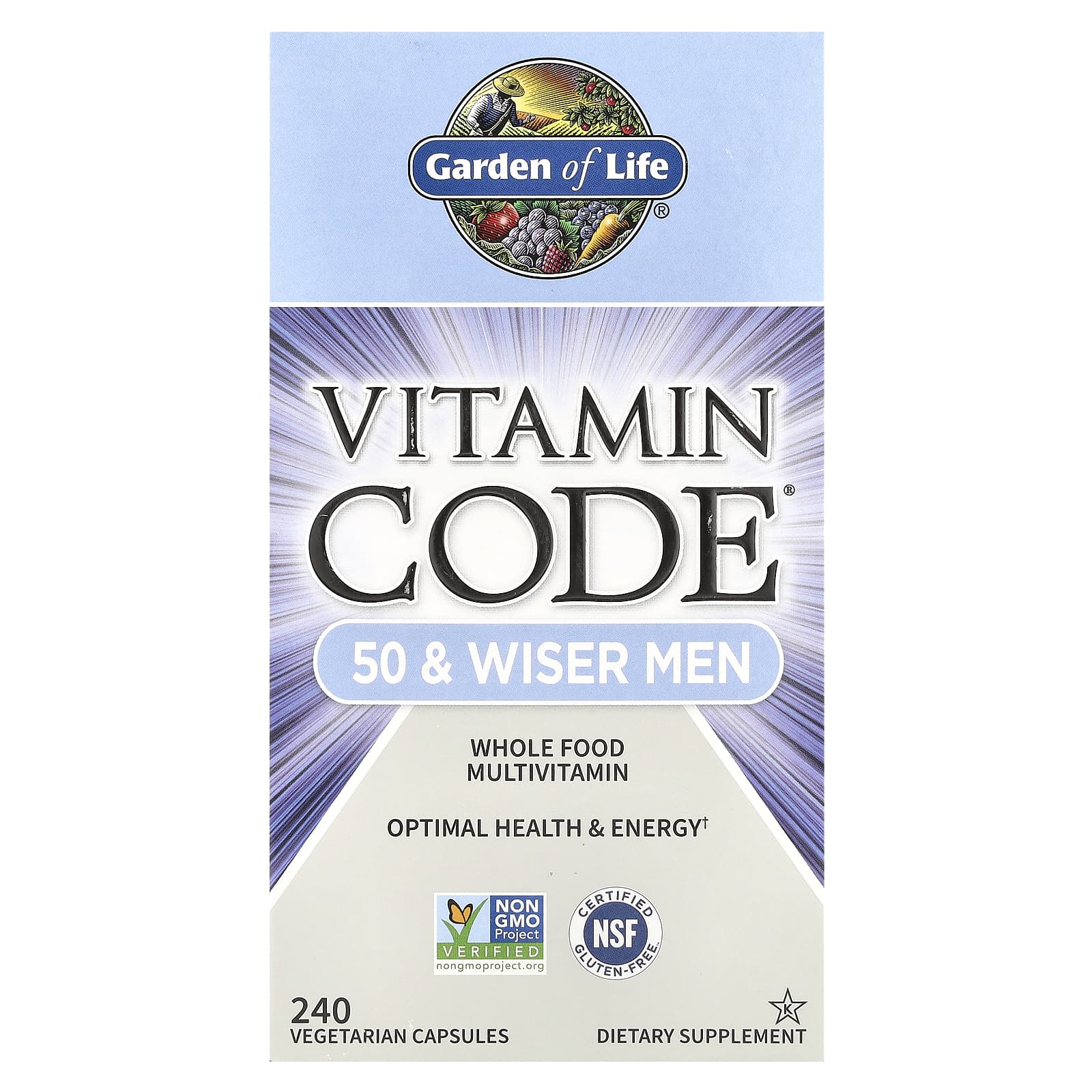 Garden of Life Vitamin Code, Whole Food Multivitamin – 240 gélules végétales — Tunisie