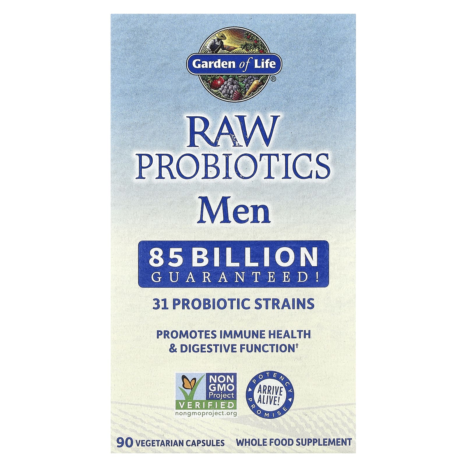 Garden of Life RAW Probiotics, Men – 90 gélules végétales — Tunisie