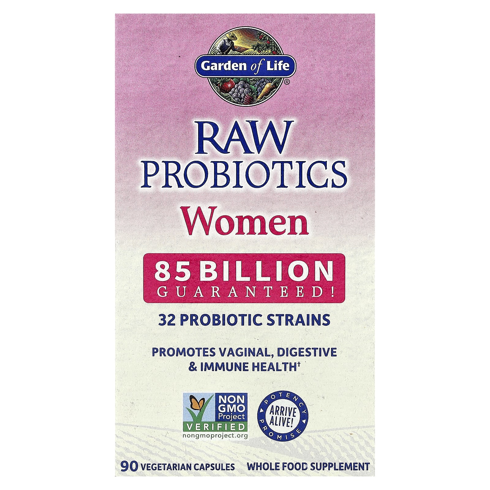 Garden of Life RAW Probiotics, Women – 90 gélules végétales — Tunisie
