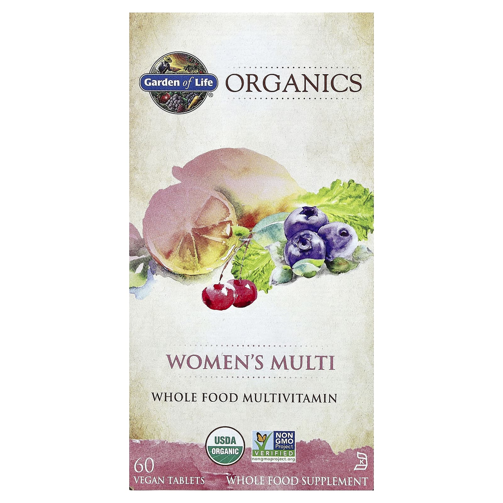 Garden of Life Organics, Women's Multi, 60 Vegan Tablets — Tunisie