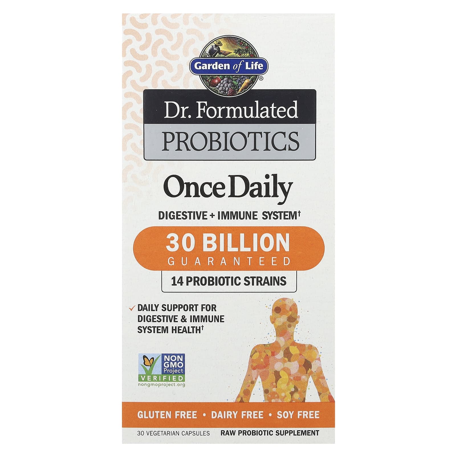 Garden of Life Dr. Formulated Probiotics, Once Daily – 30 gélules végétales — Tunisie