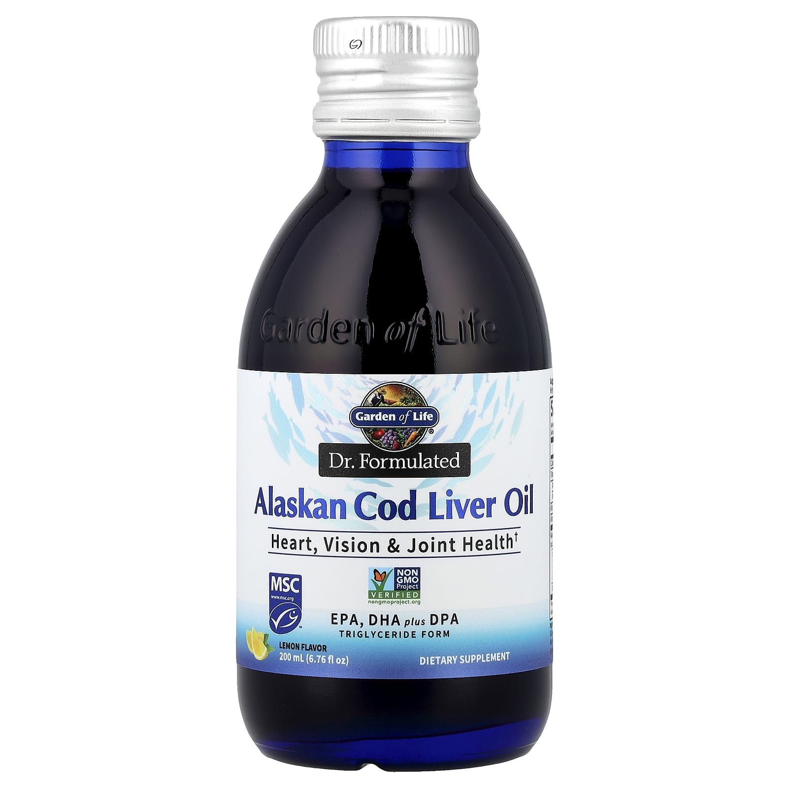 Garden of Life Dr. Formulated, Alaskan Cod Liver Oil – Lemon – 200 ml — Tunisie