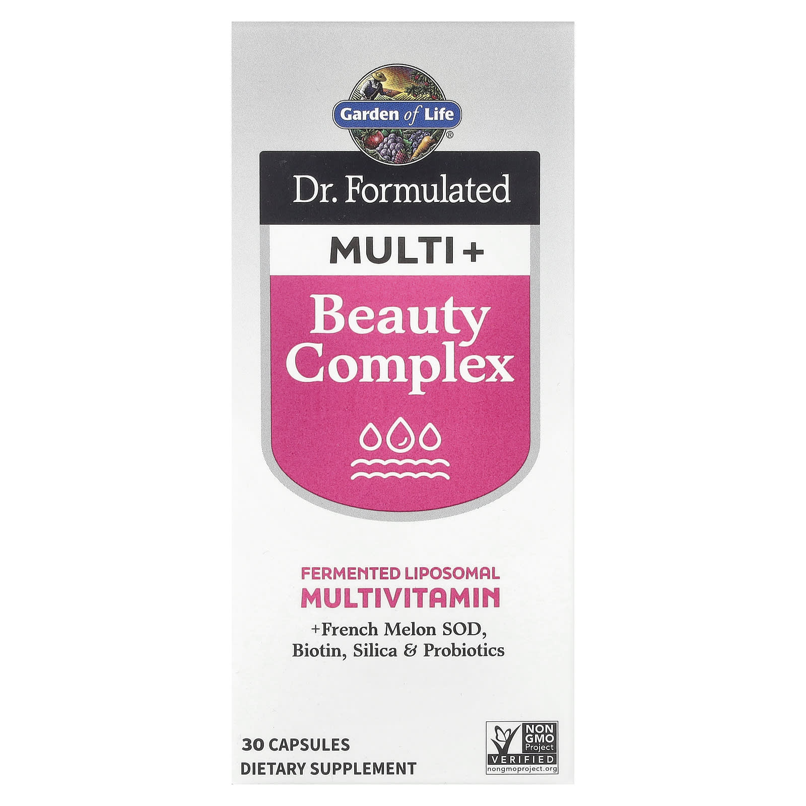 Garden of Life Dr. Formulated Multi+, Beauty Complex – 30 gélules — Tunisie