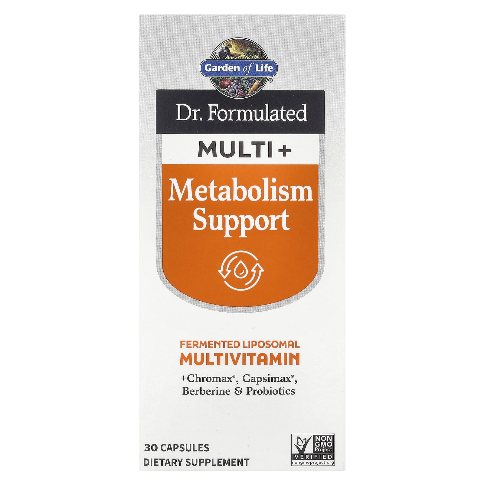 Garden of Life Dr. Formulated Multi+, Metabolism Support – 30 gélules — Tunisie