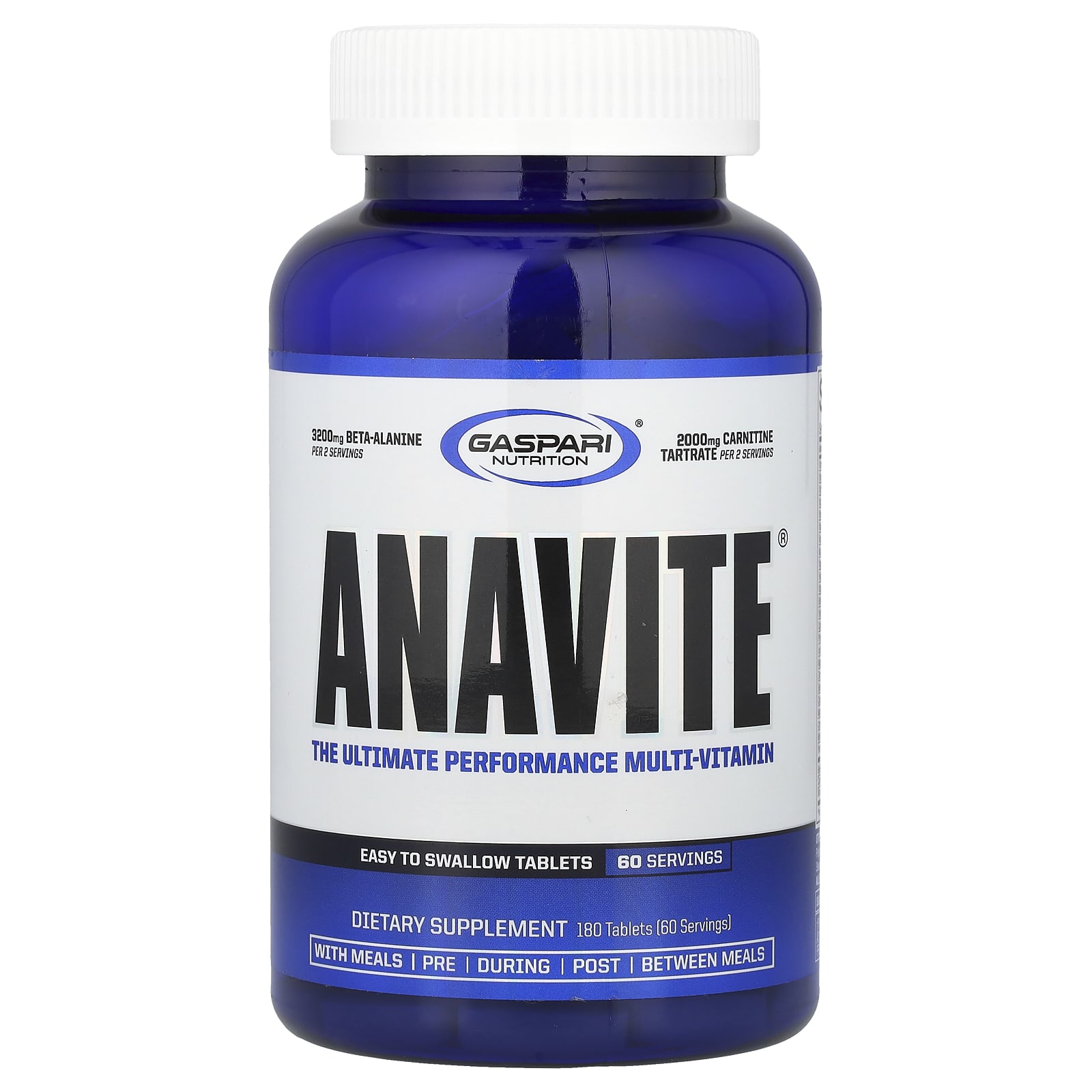 Gaspari Nutrition ANAVITE, The Ultimate Performance Multi-Vitamin – 180 comprimés — Tunisie