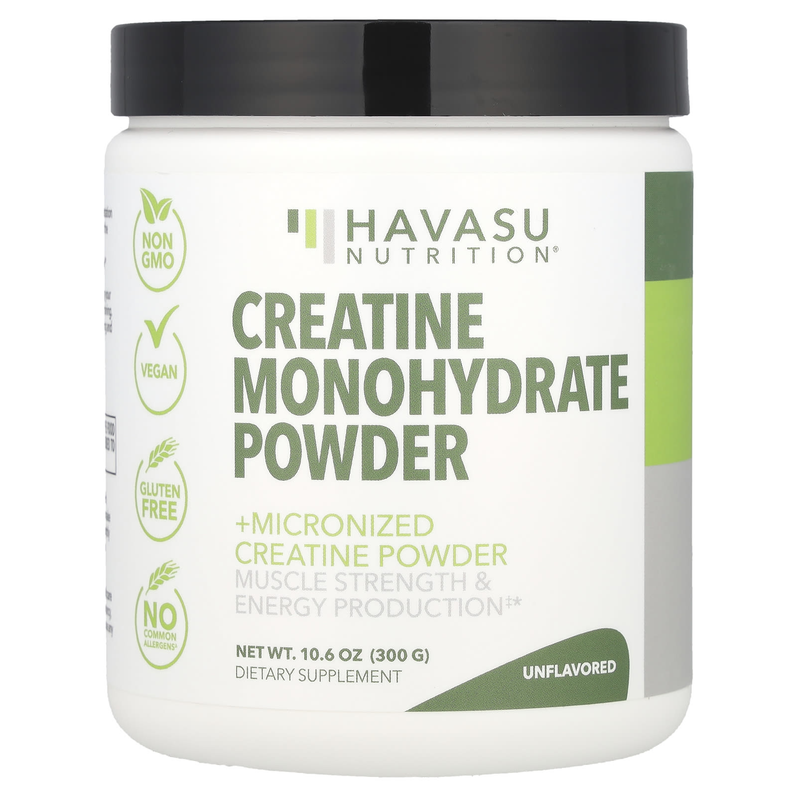 Havasu Nutrition Creatine Monohydrate Powder – Sans arôme – 300 g — Tunisie