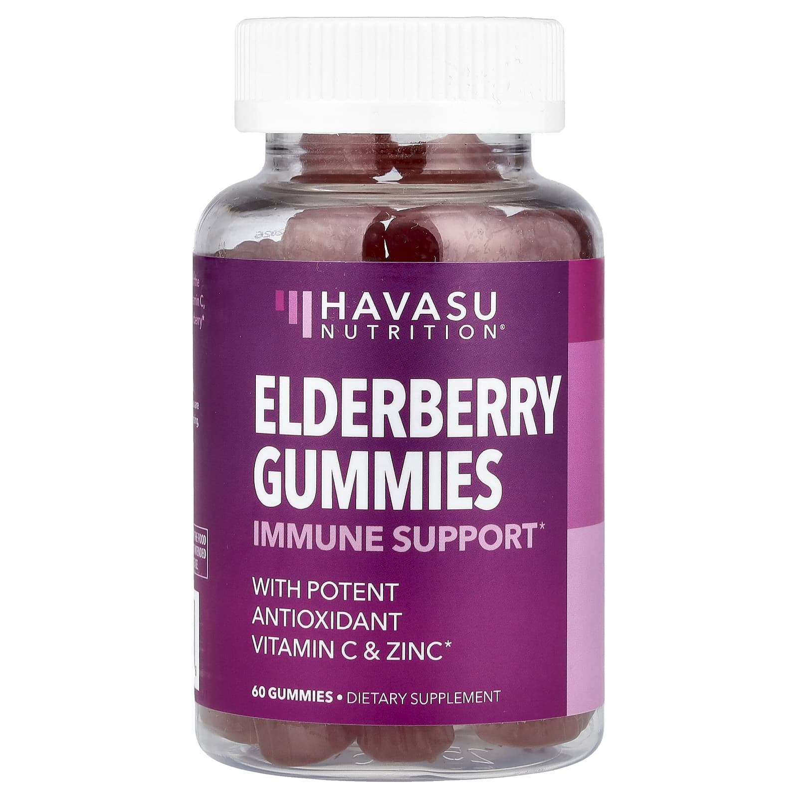 Havasu Nutrition Elderberry Gummies – Elderberry Gummies – 60 gommes — Tunisie