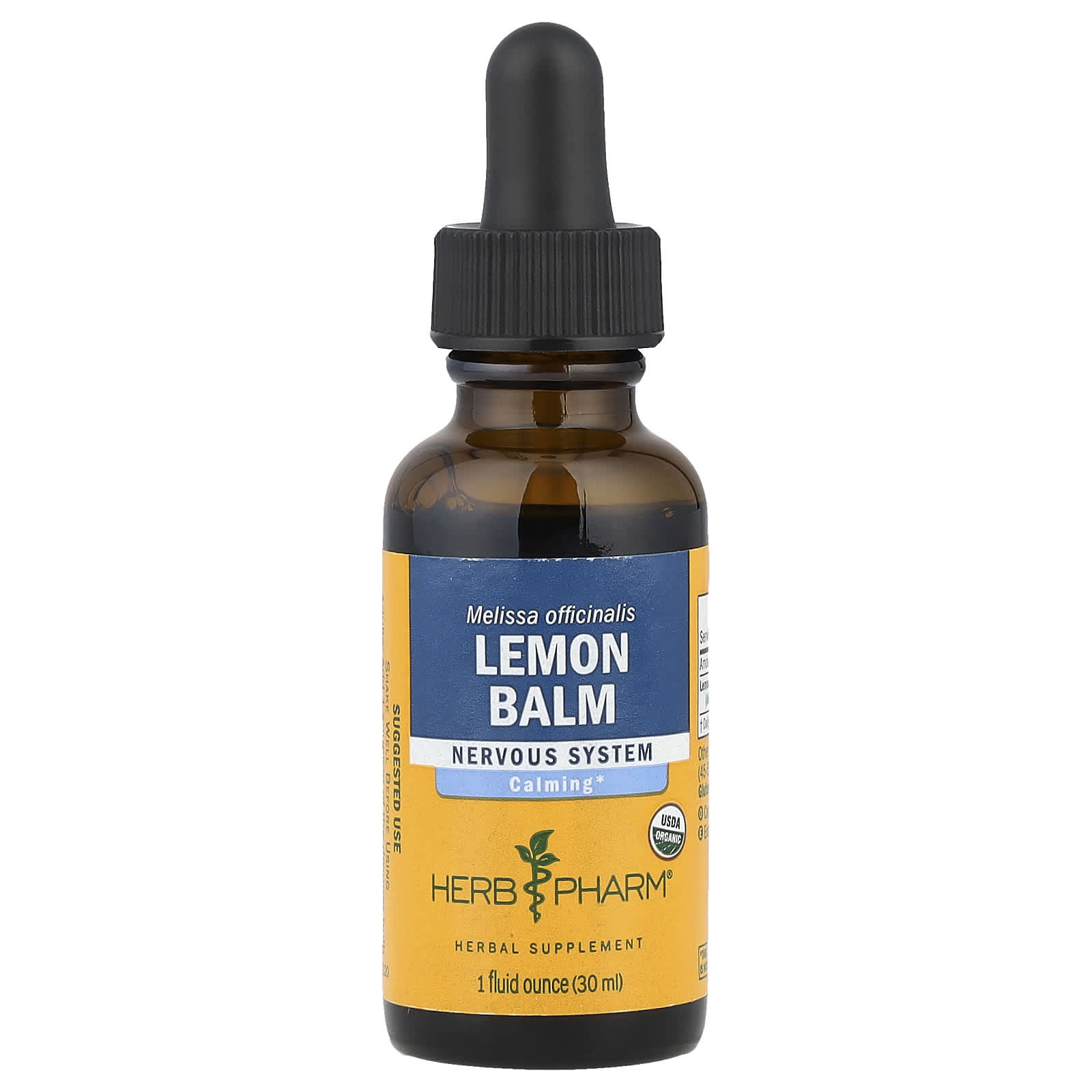 Herb Pharm Lemon Balm – Lemon Balm – 30 ml — Tunisie