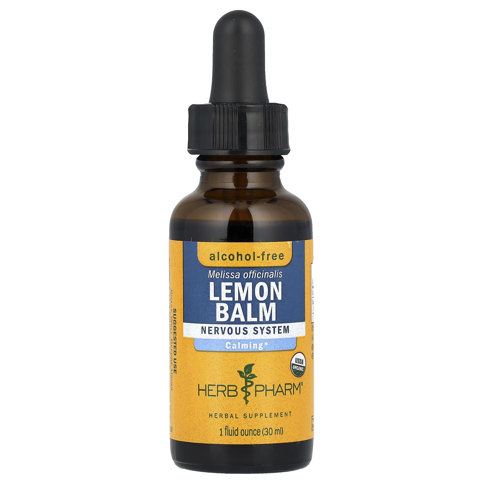 Herb Pharm Lemon Balm, Alcohol-Free – Lemon Balm – 30 ml — Tunisie