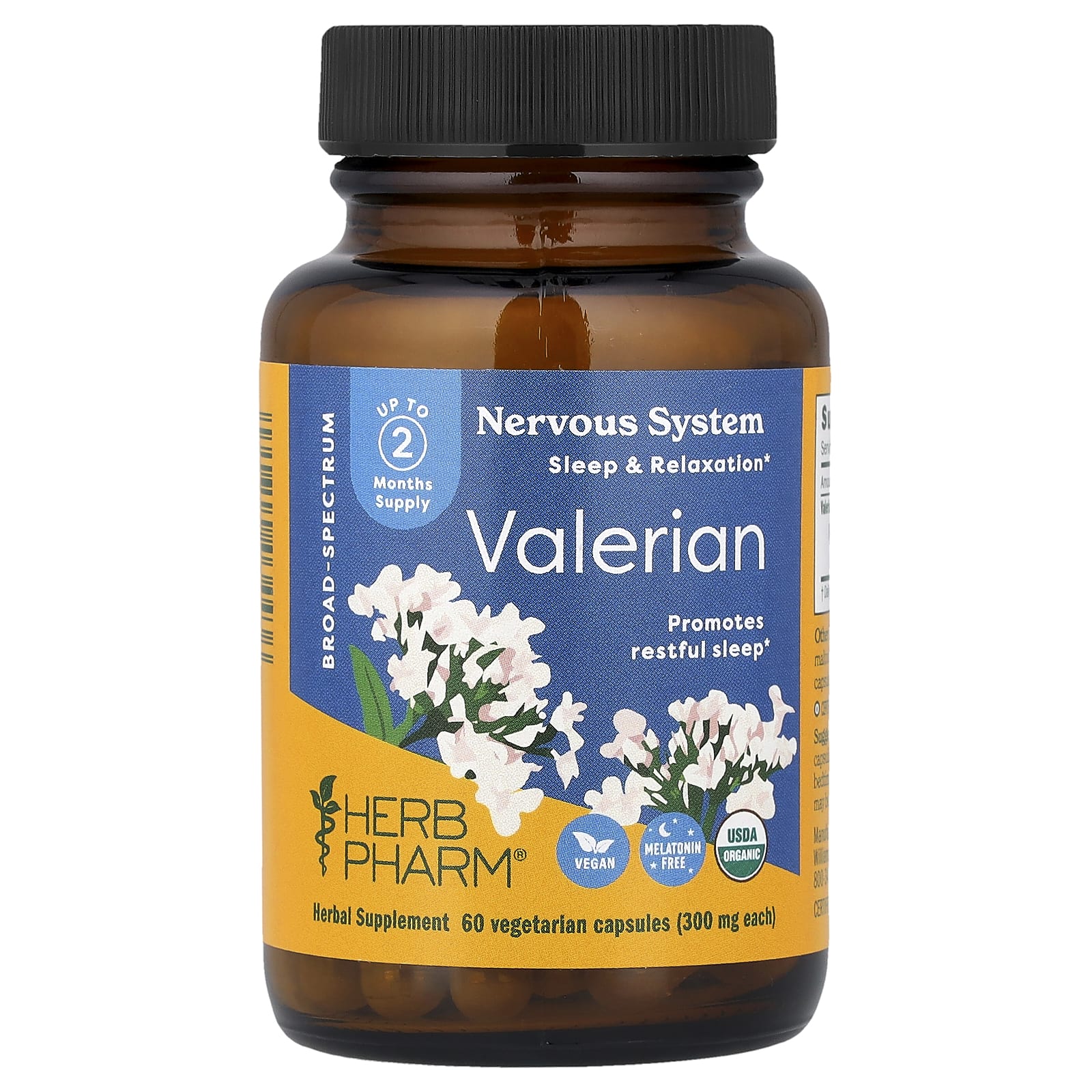 Herb Pharm Valerian – 60 gélules végétales — Tunisie