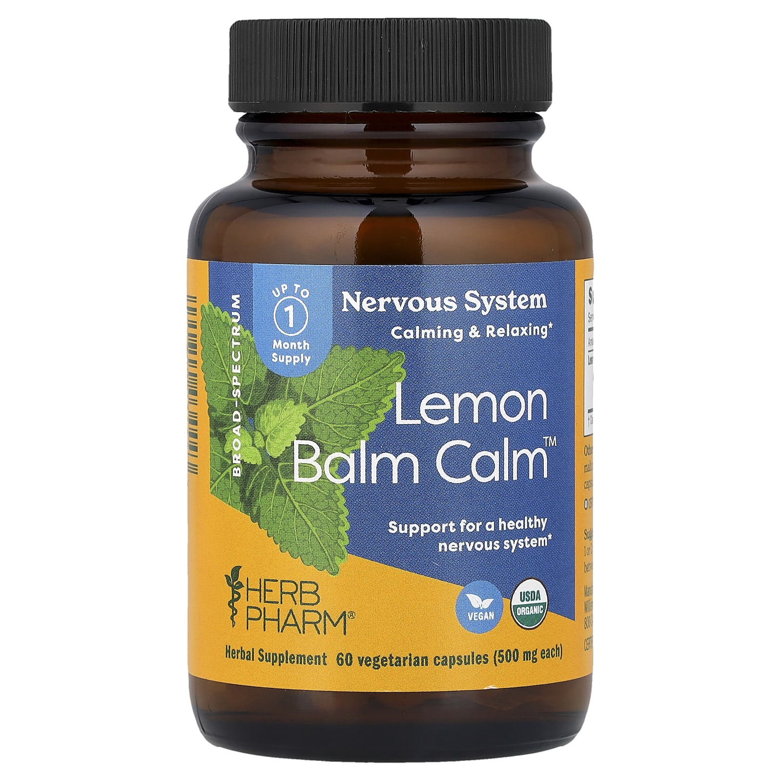 Herb Pharm Lemon Balm Calm – Lemon Balm Calm – 60 gélules végétales — Tunisie