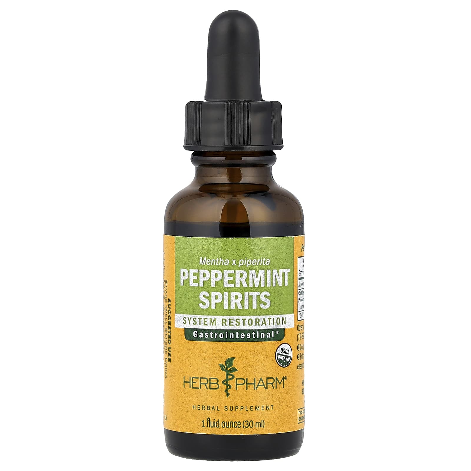 Herb Pharm Peppermint Spirits – Peppermint Spirits – 30 ml — Tunisie