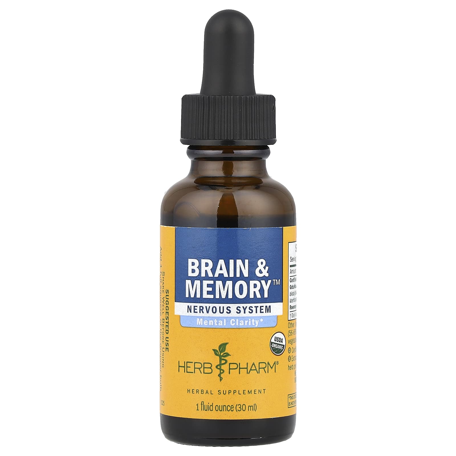 Herb Pharm Brain & Memory – 30 ml — Tunisie