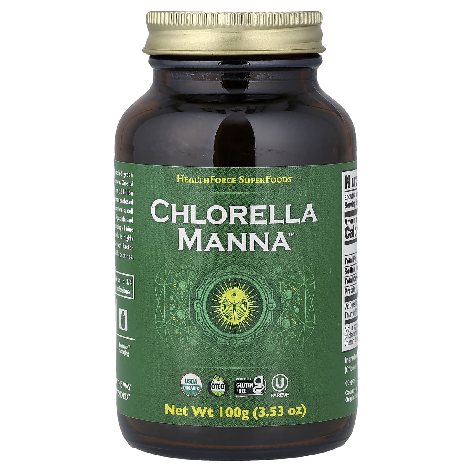HealthForce Superfoods Chlorella Manna – 100 g — Tunisie