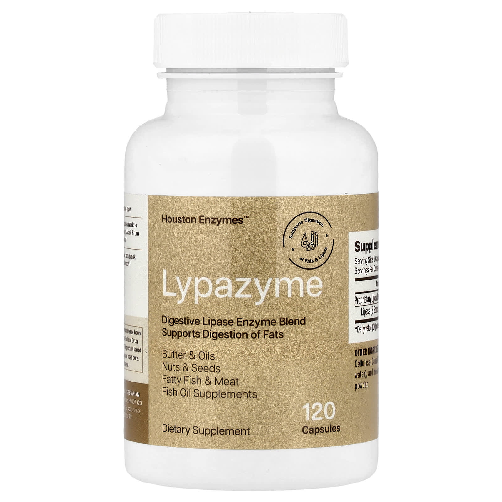 Houston Enzymes Lypazyme – 120 gélules — Tunisie