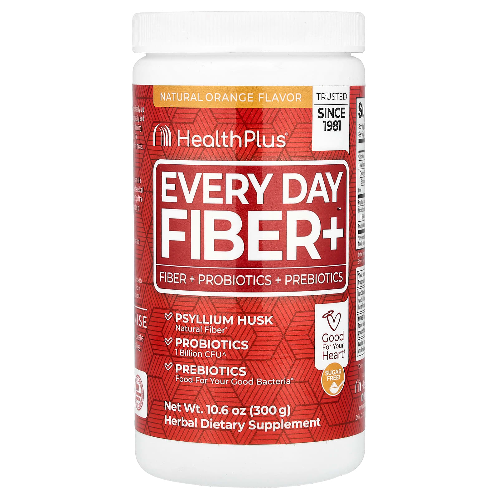 Health Plus Every Day Fiber – Natural Orange – 300 g — Tunisie