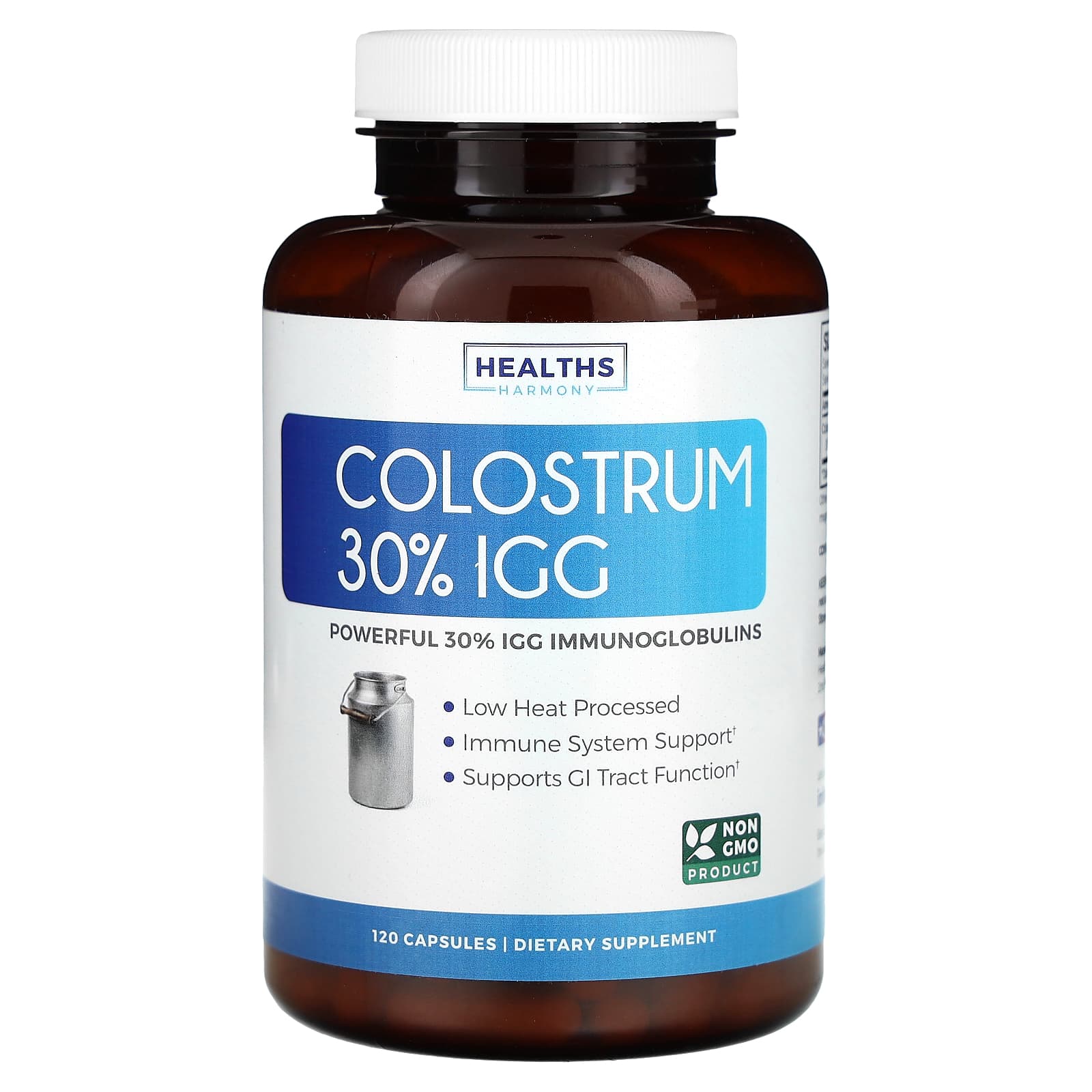Healths Harmony Colostrum 30% IGG – 120 gélules — Tunisie