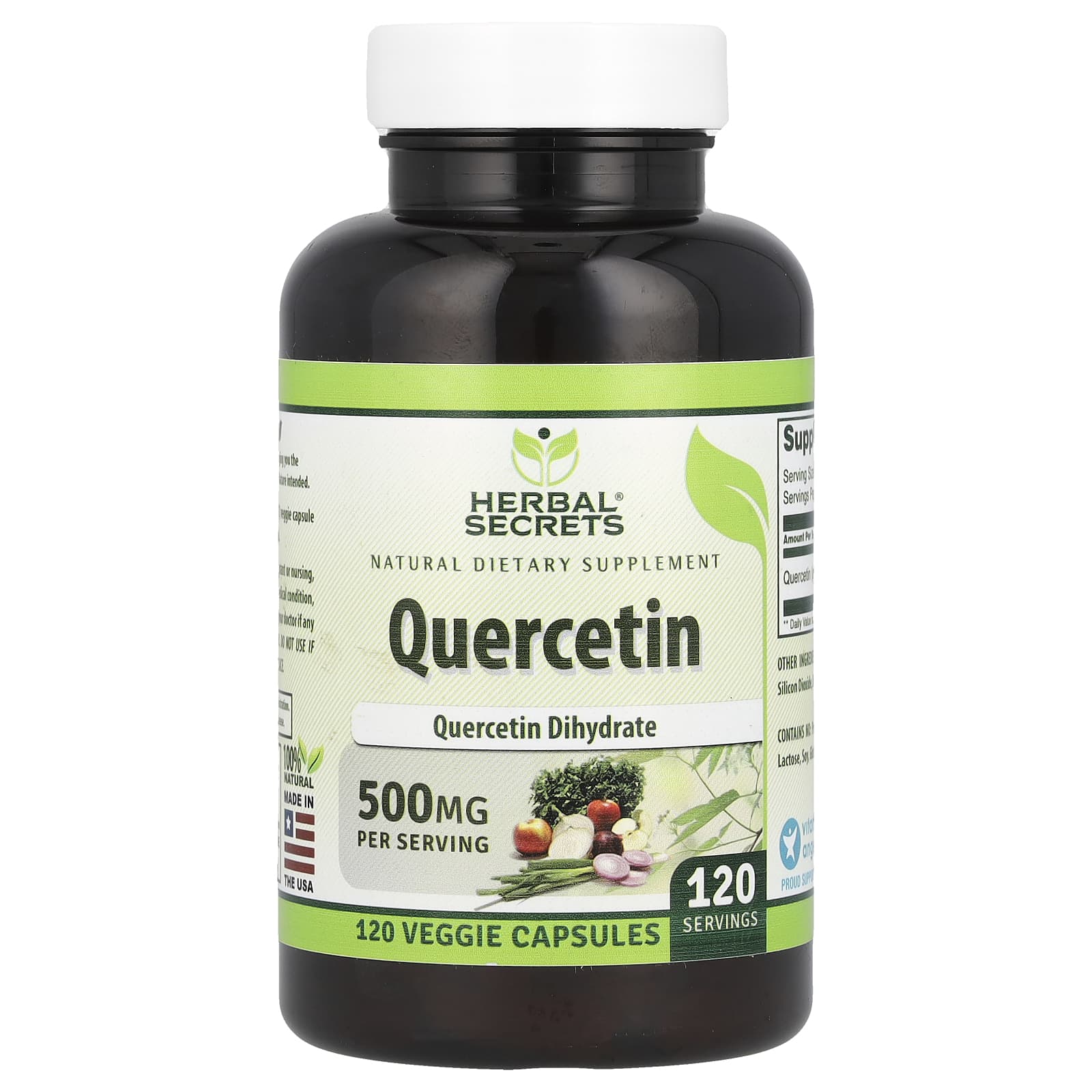 Herbal Secrets Quercetin – 120 gélules végétales — Tunisie