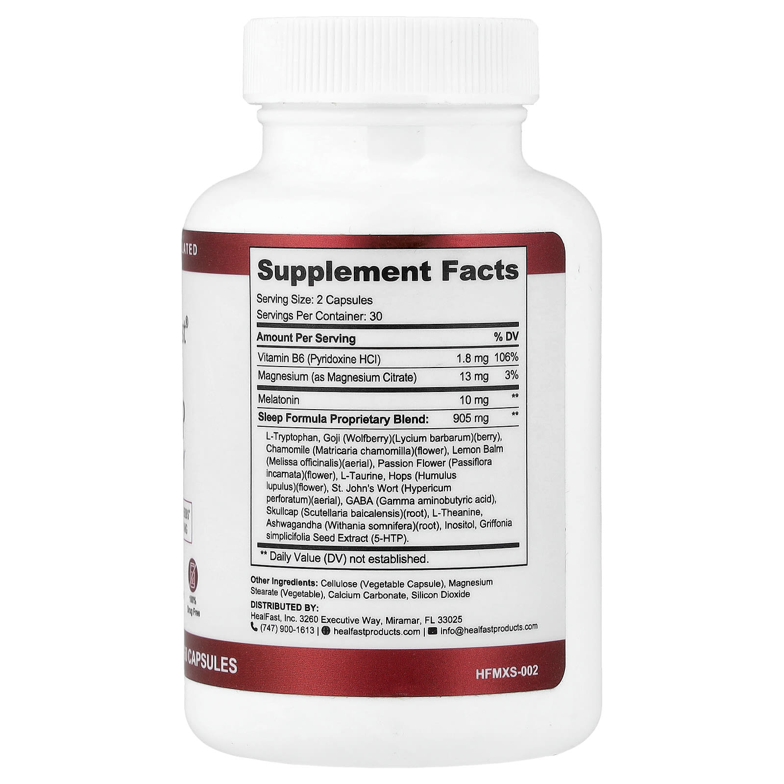 HealFast Max Sleep Recovery – 60 gélules — photo 2 sur 2