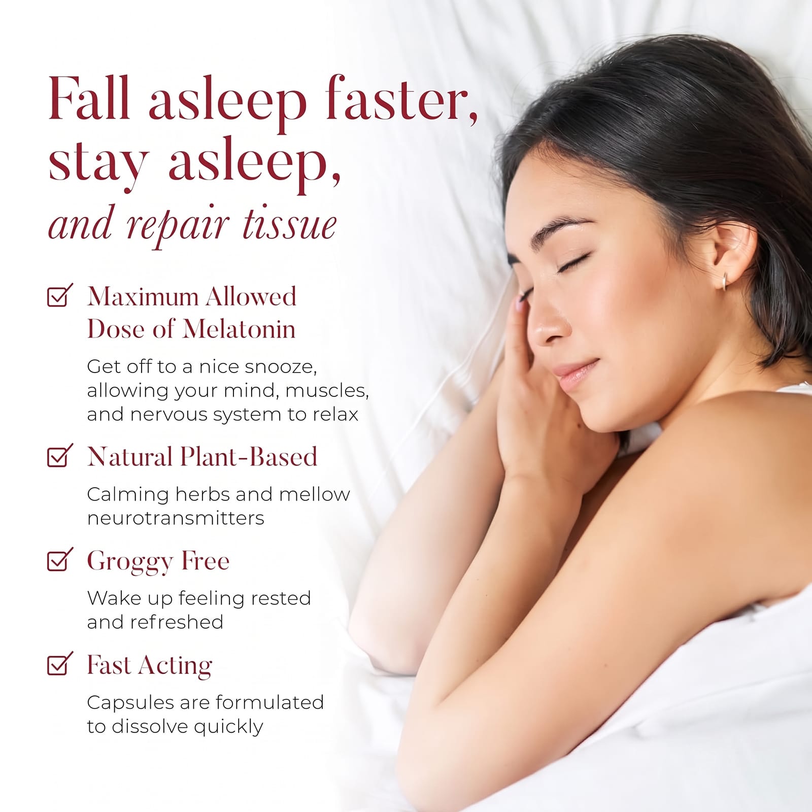 HealFast Max Sleep Recovery – 60 gélules — étiquette 3