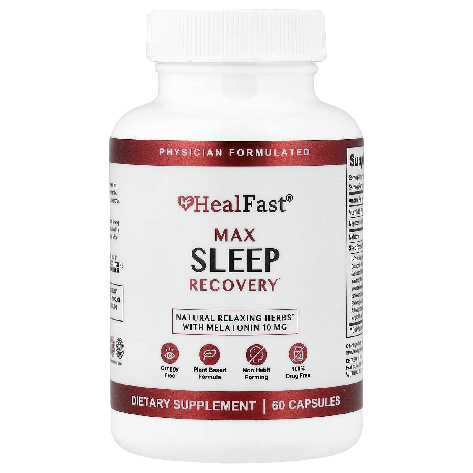 HealFast Max Sleep Recovery – 60 gélules — Tunisie