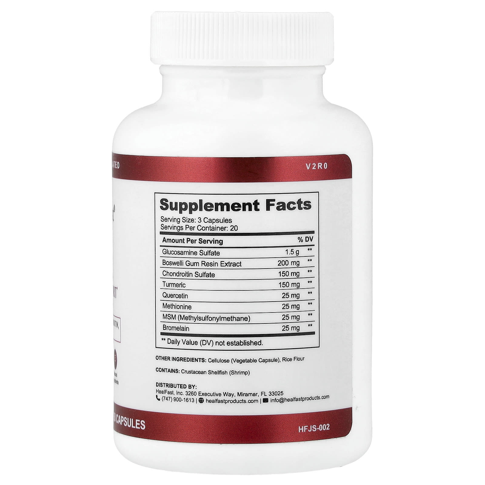HealFast Flex, Joint Support – 60 gélules — photo 2 sur 2
