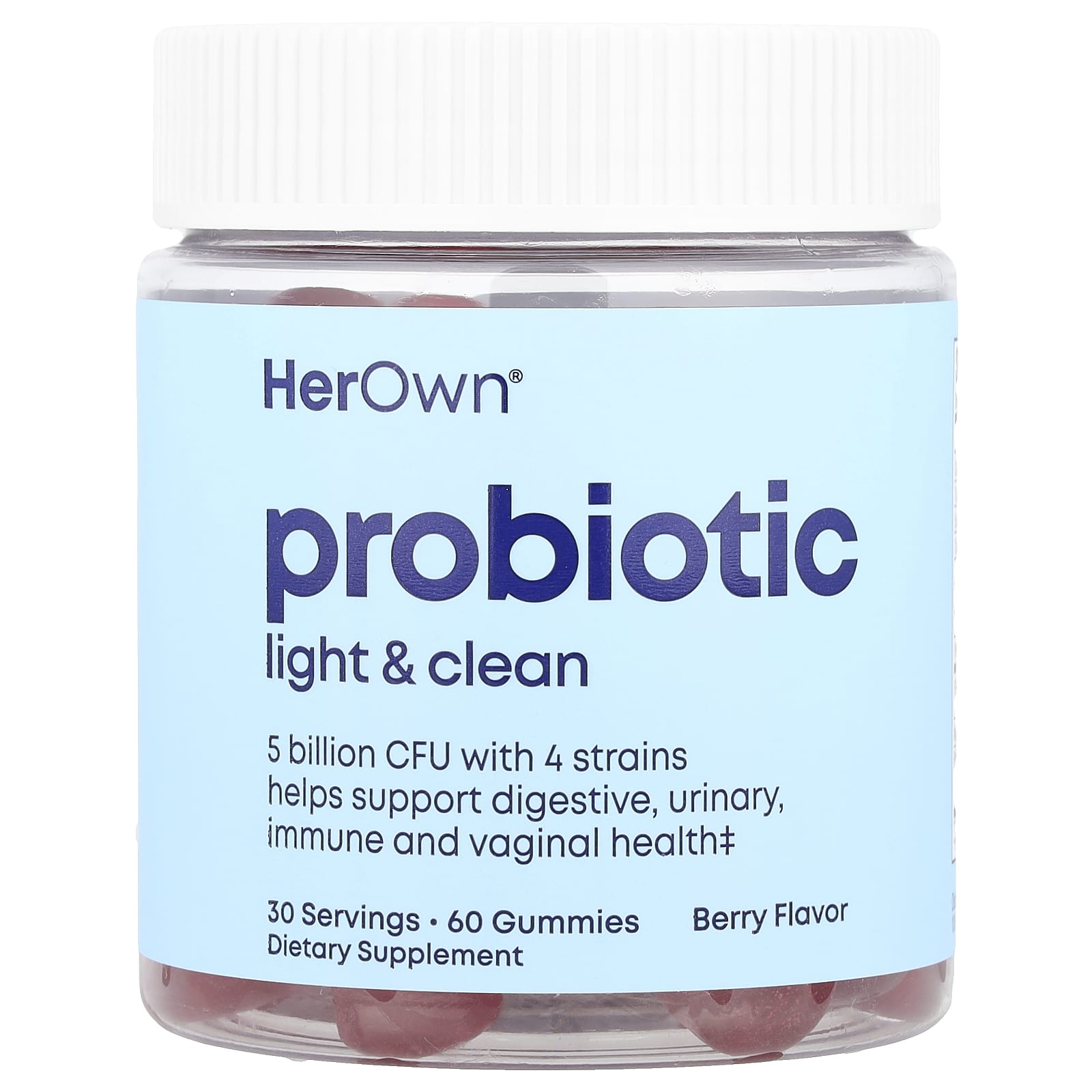 Her Own Probiotic Gummies – Berry – 60 gommes — Tunisie