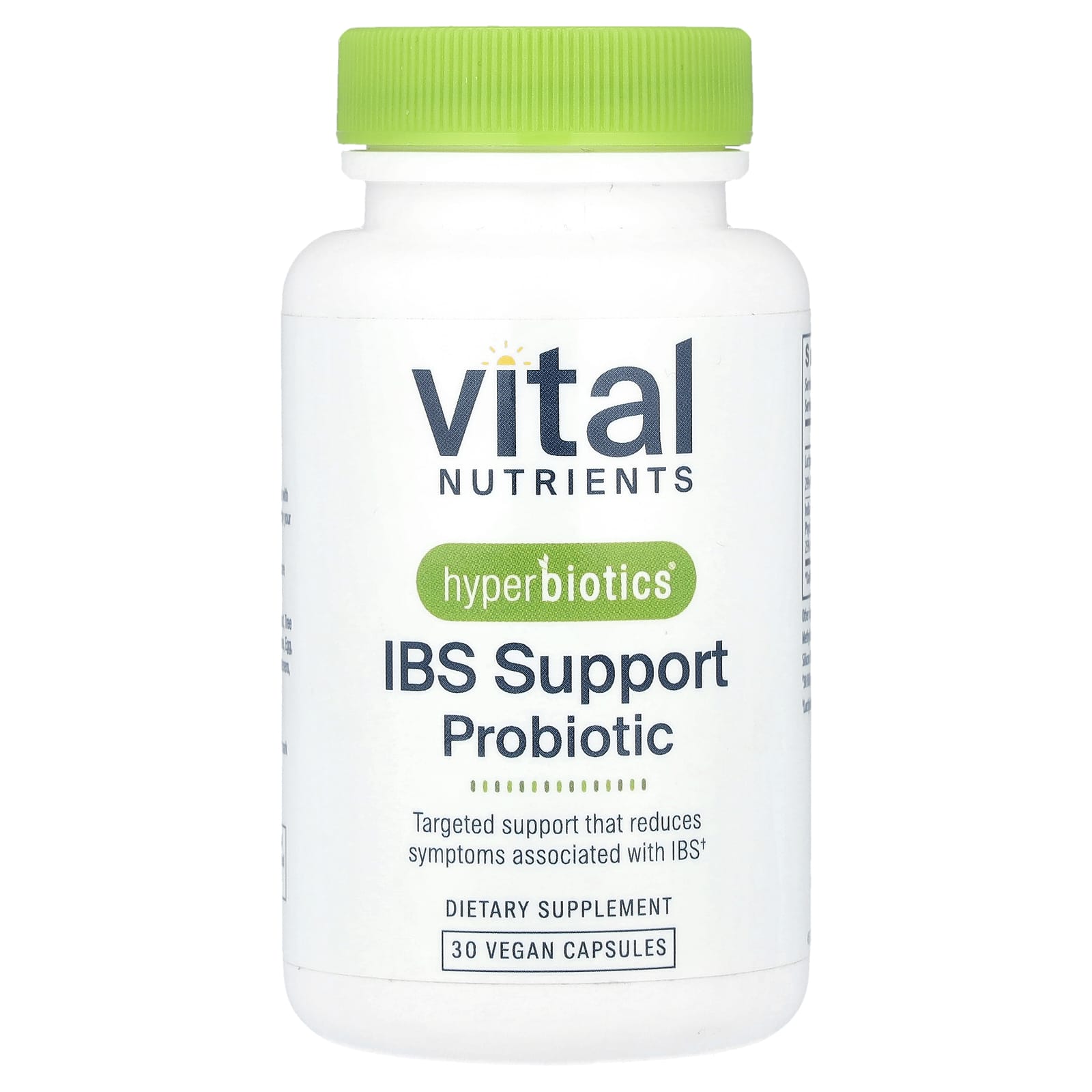 Vital Nutrients Hyperbiotics, IBS Support Probiotic – 30 gélules véganes — Tunisie