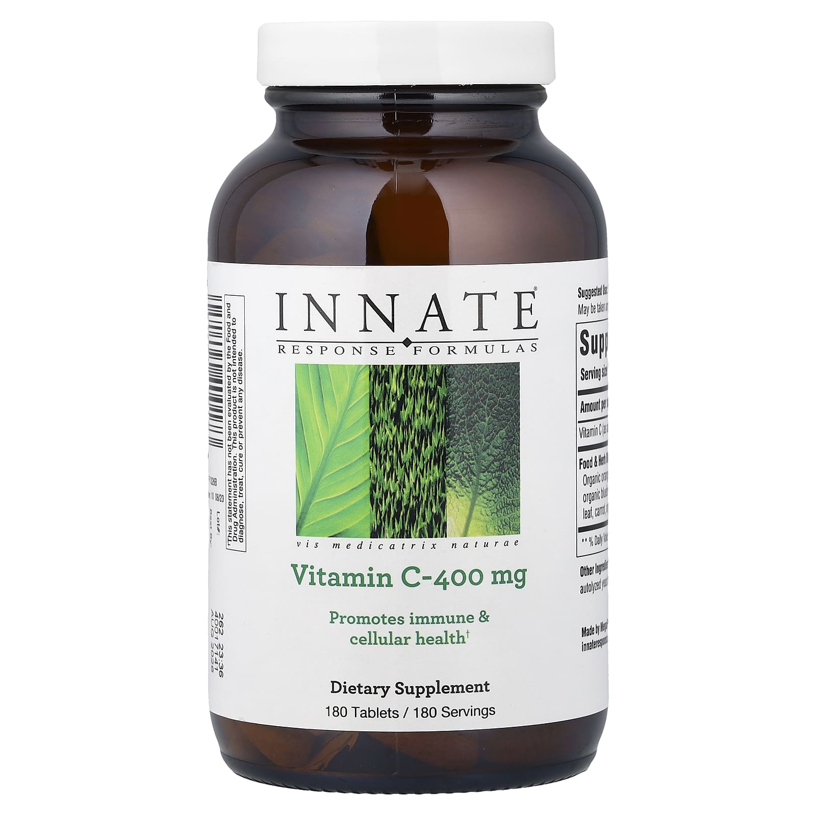 Innate Response Formulas Vitamin C-400 – 180 comprimés — Tunisie