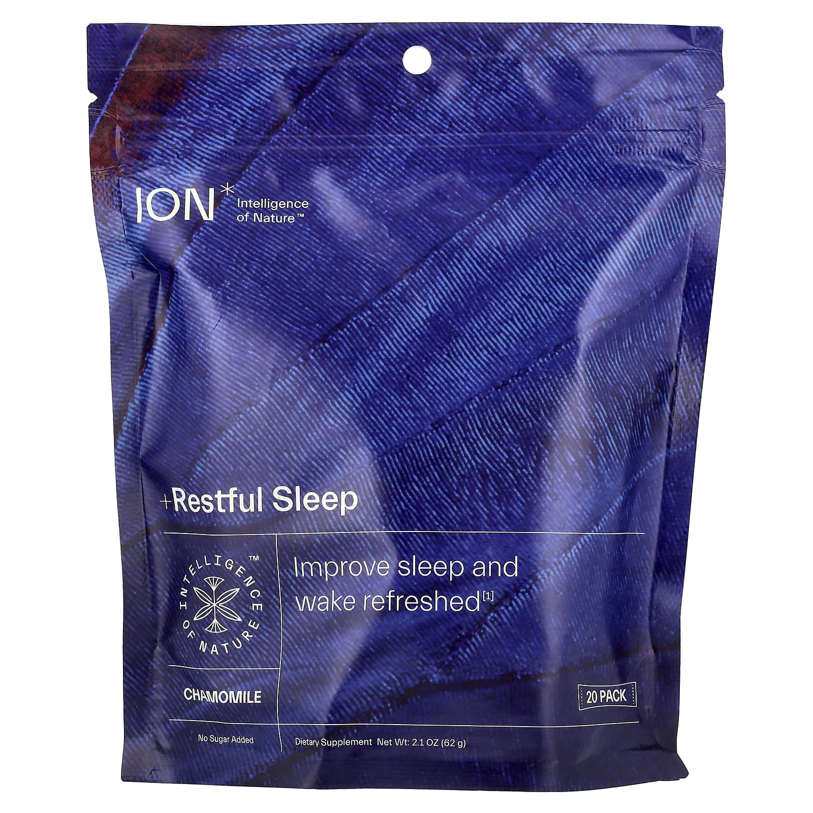 ION Intelligence of Nature Restful Sleep, Chamomile – 3,1 g — Tunisie