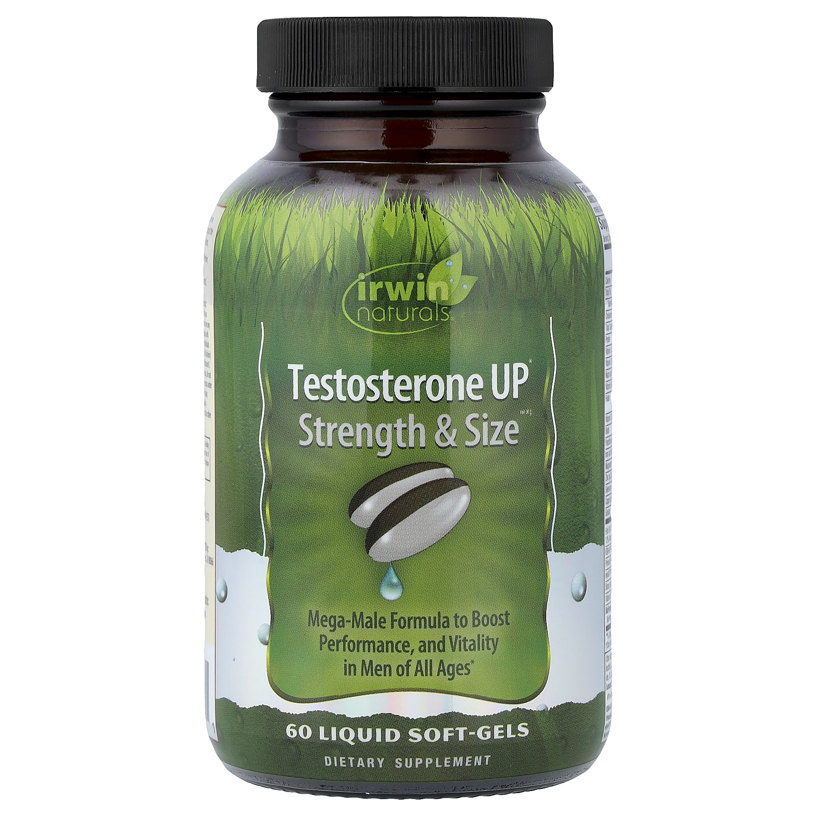 Irwin Naturals Testosterone UP Strength & Size, 60 Liquid Softgels — Tunisie