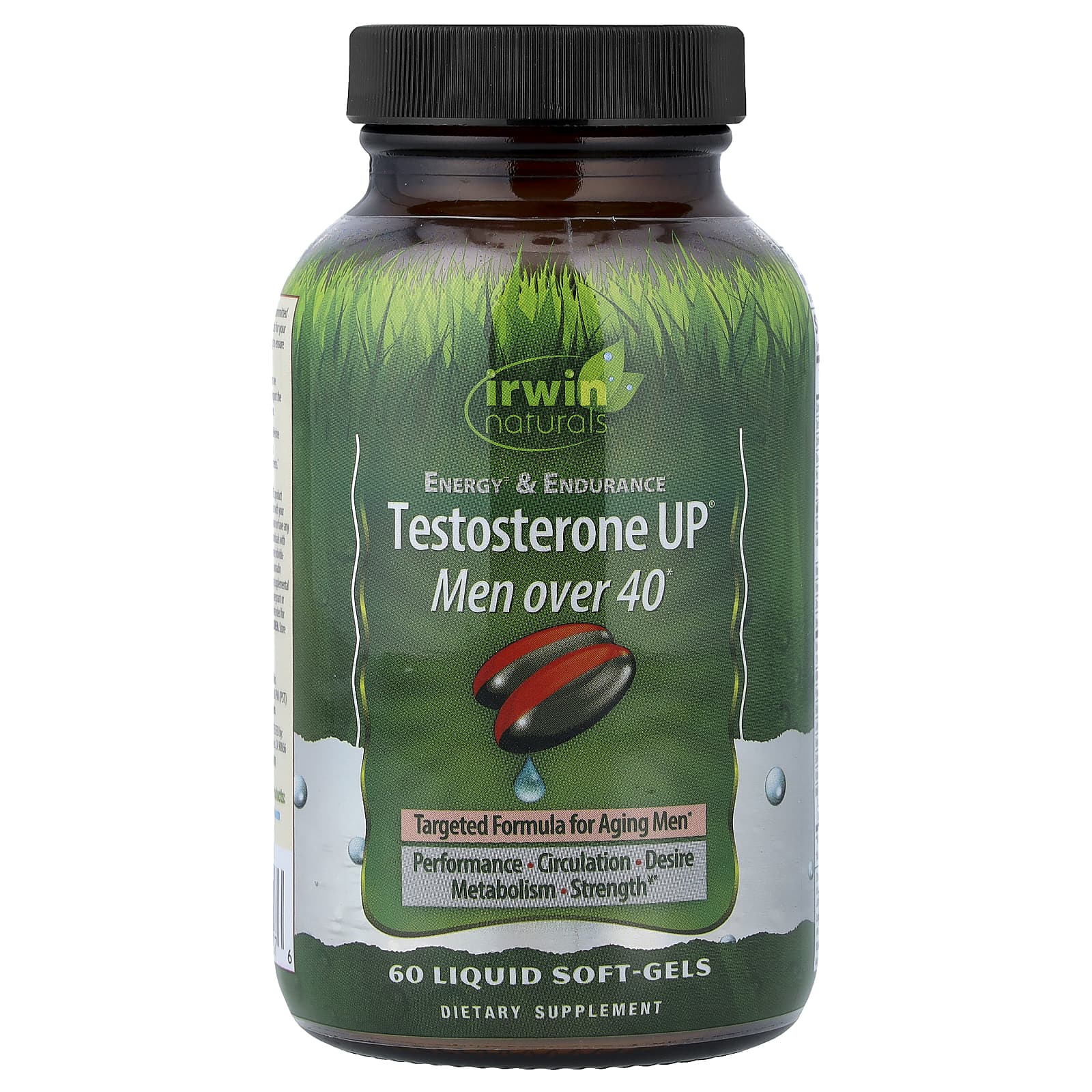Irwin Naturals Testosterone UP Men Over 40, 60 Liquid Soft-Gels — Tunisie