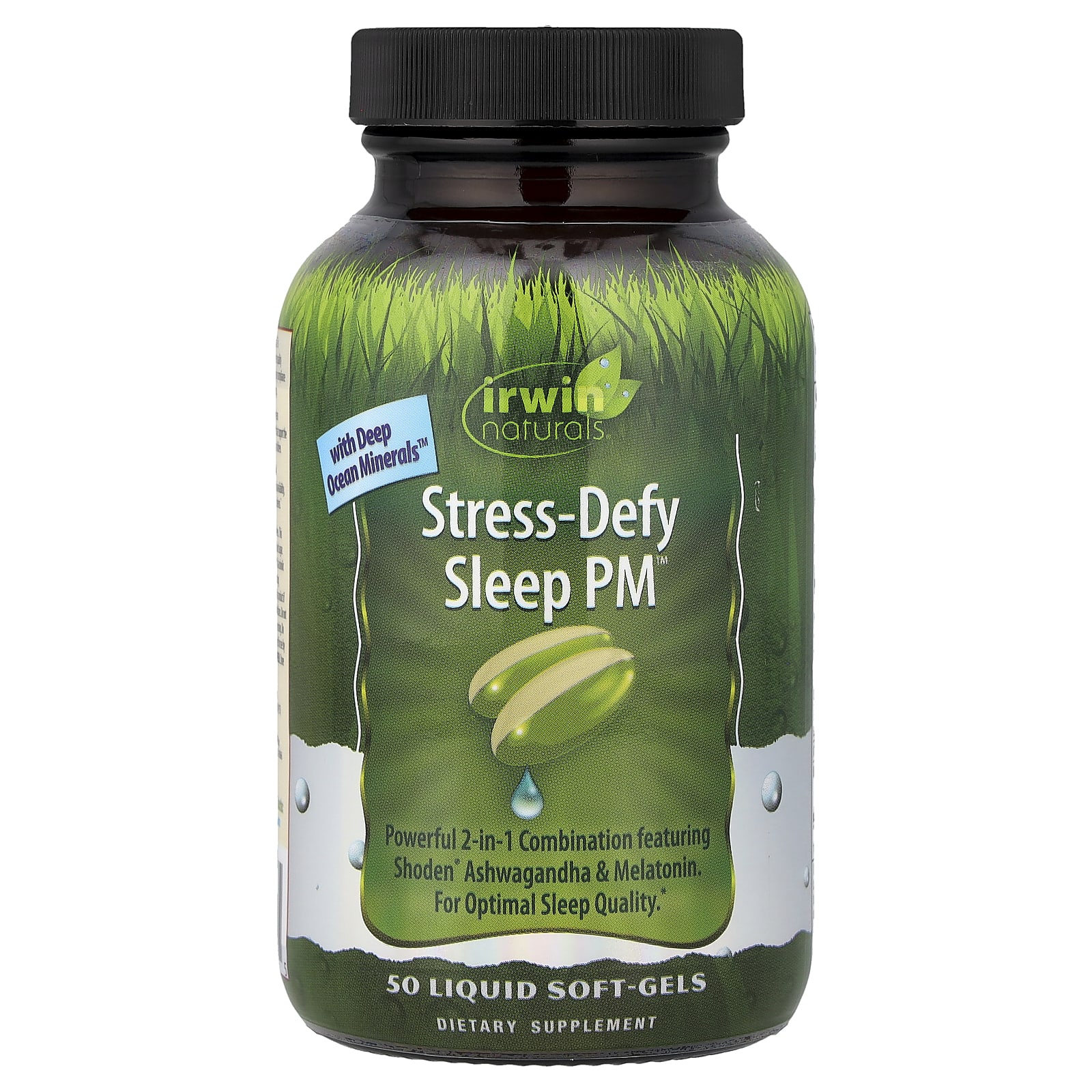 Irwin Naturals Stress-Defy Sleep PM, 50 Liquid Soft-Gels — Tunisie