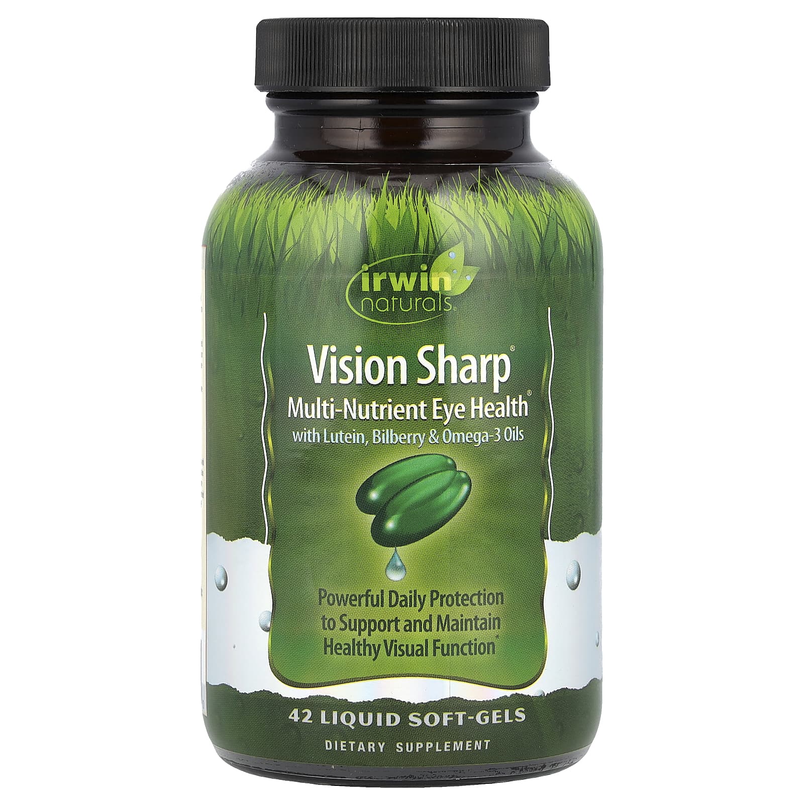 Irwin Naturals Vision Sharp, Multi-Nutrient Eye Health, 42 Liquid Soft-Gels — Tunisie