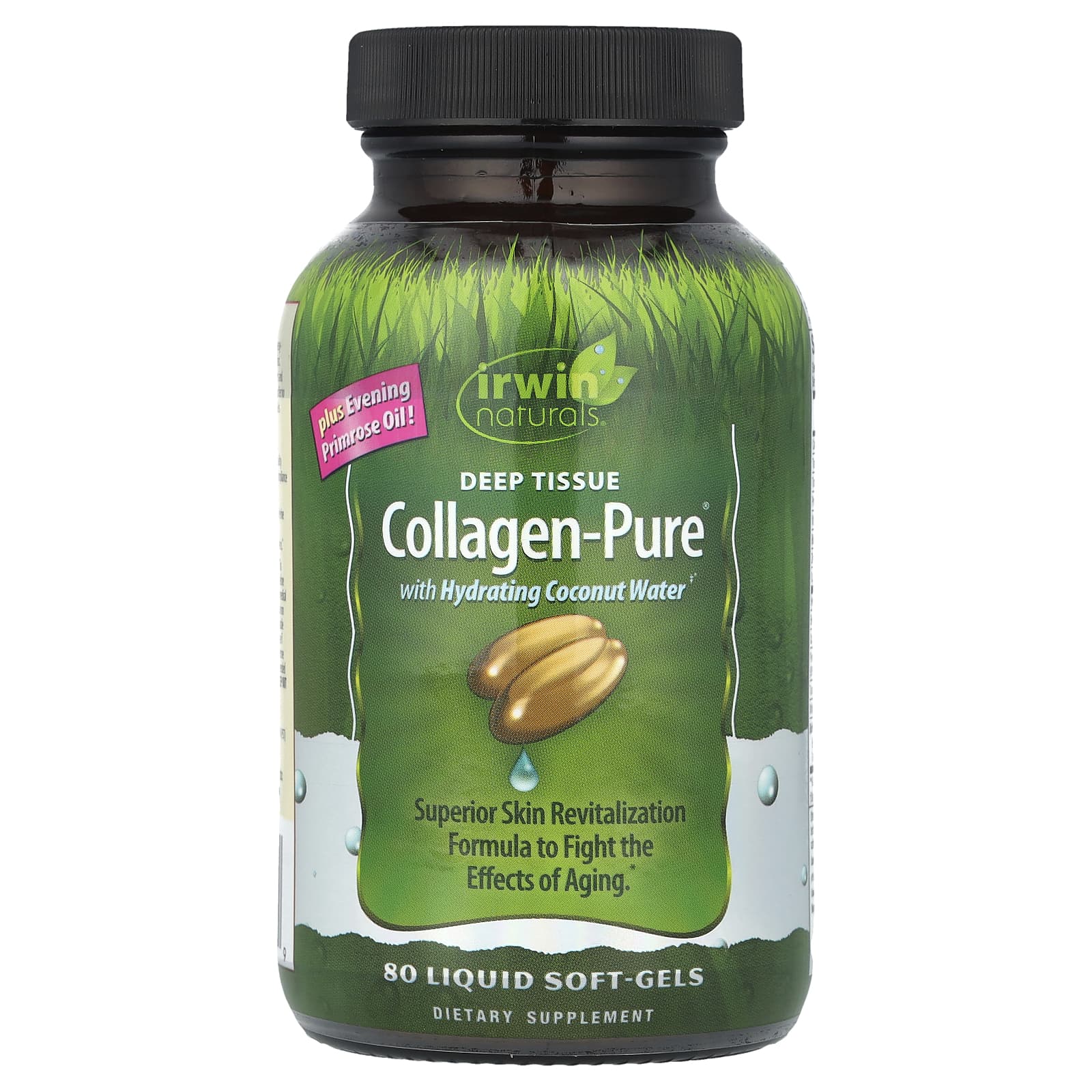 Irwin Naturals Deep Tissue Collagen-Pure, 80 Liquid Soft-Gels — Tunisie