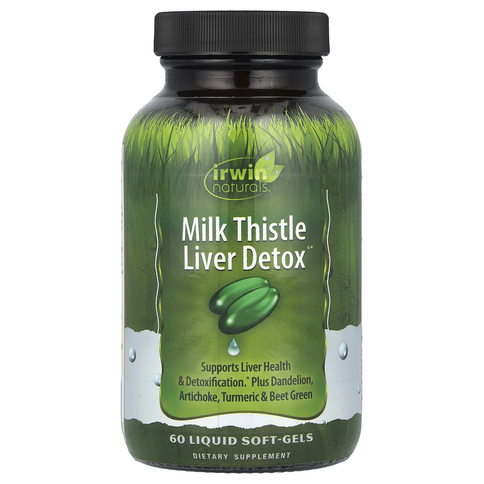 Irwin Naturals Milk Thistle Liver Detox, 60 Liquid Soft-Gels — Tunisie