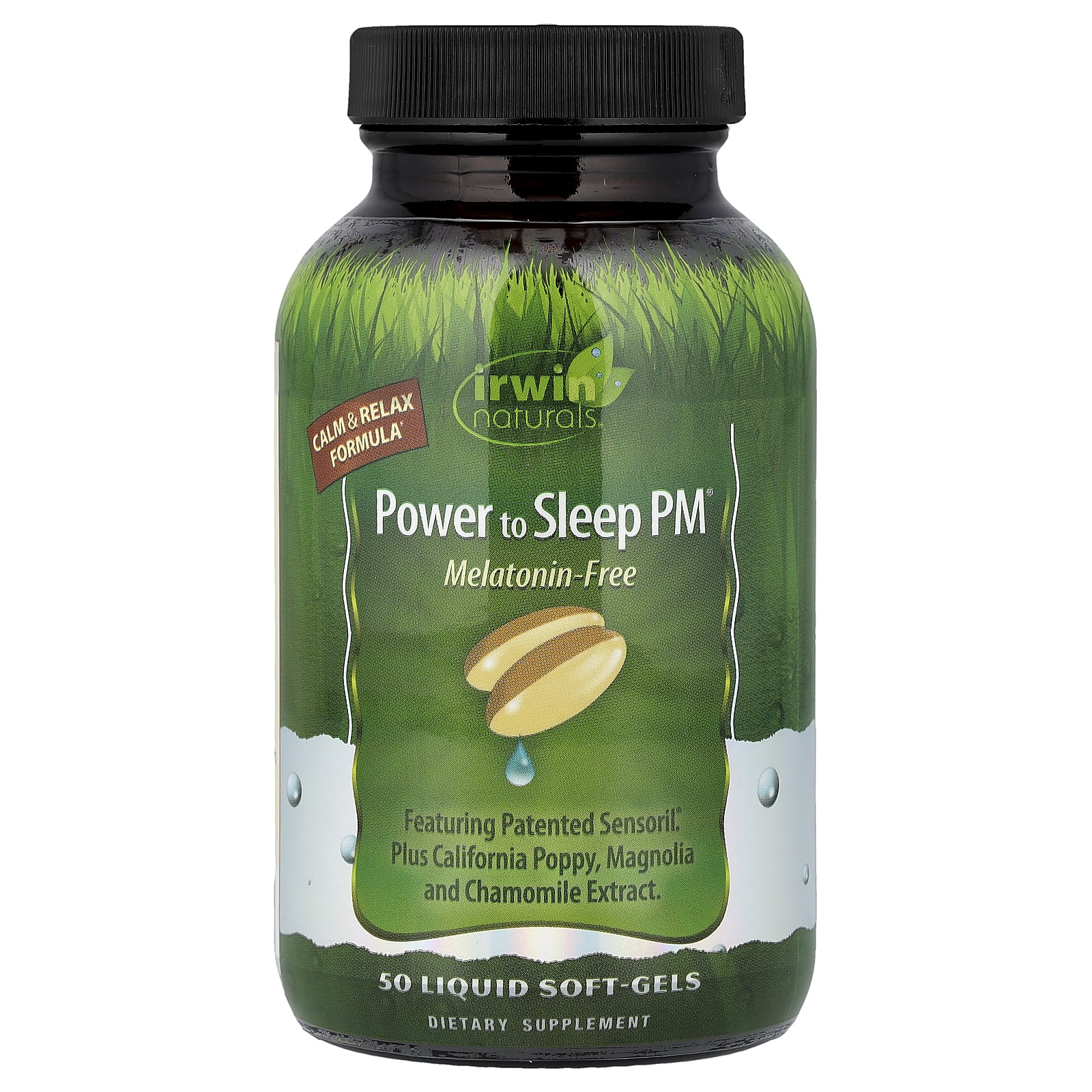Irwin Naturals Power to Sleep PM, Melatonin-Free, 50 Liquid Soft-Gels — Tunisie