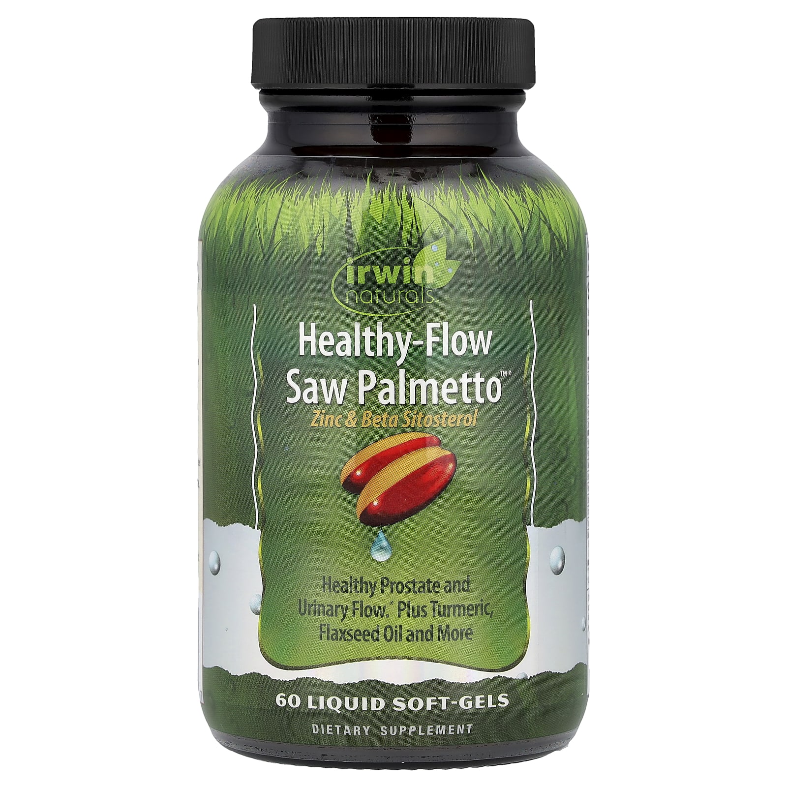 Irwin Naturals Healthy-Flow Saw Palmetto, 60 Liquid Soft-Gels — Tunisie