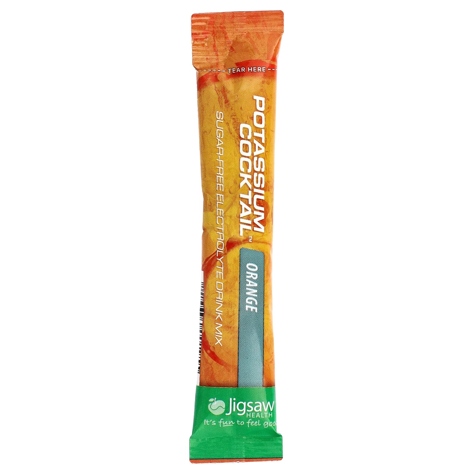 Jigsaw Health Potassium Cocktail, Sugar-Free Electrolyte Drink Mix – Orange – 5,25 g — étiquette 1