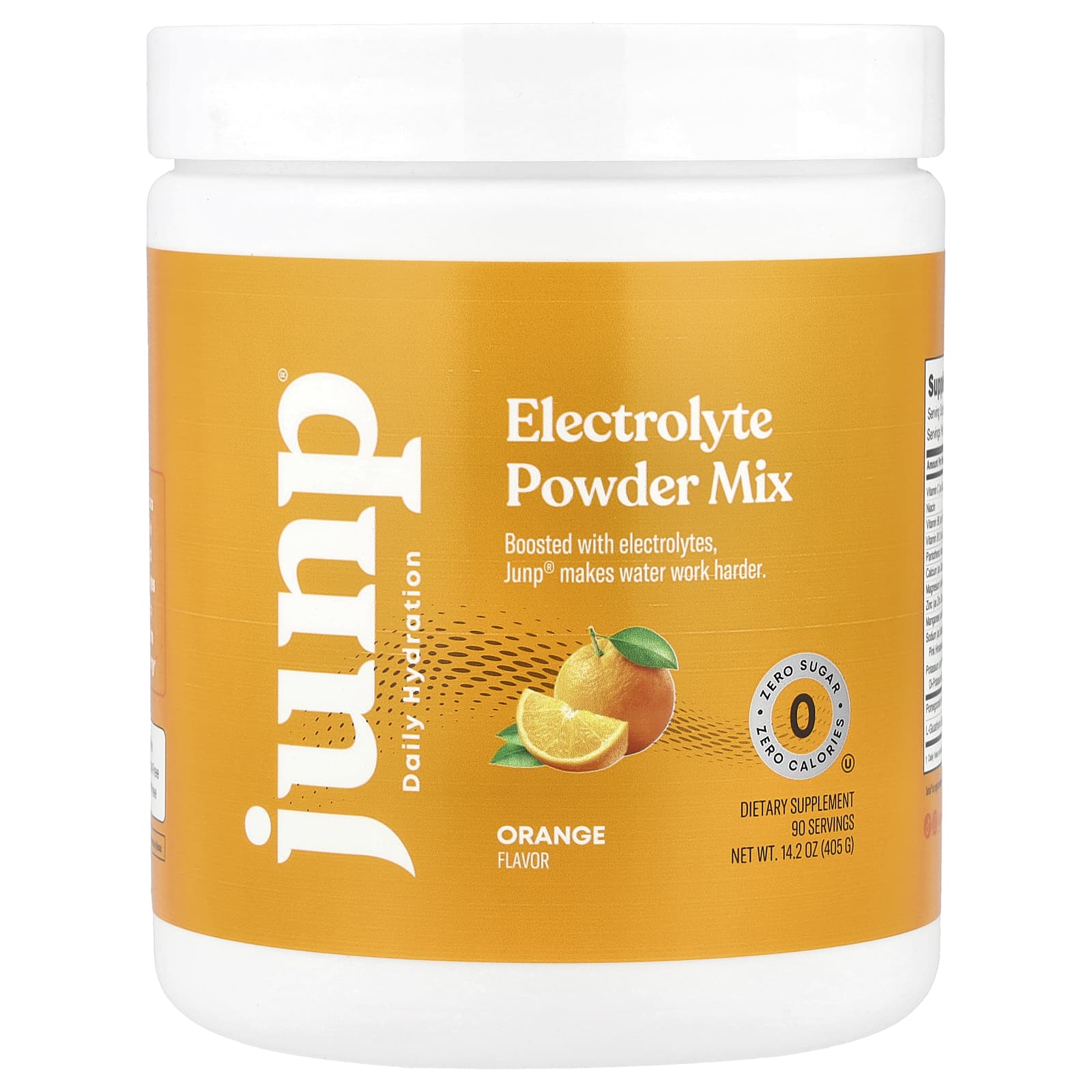 JUNP Hydration Electrolyte Powder Mix – Orange – 405 g — Tunisie