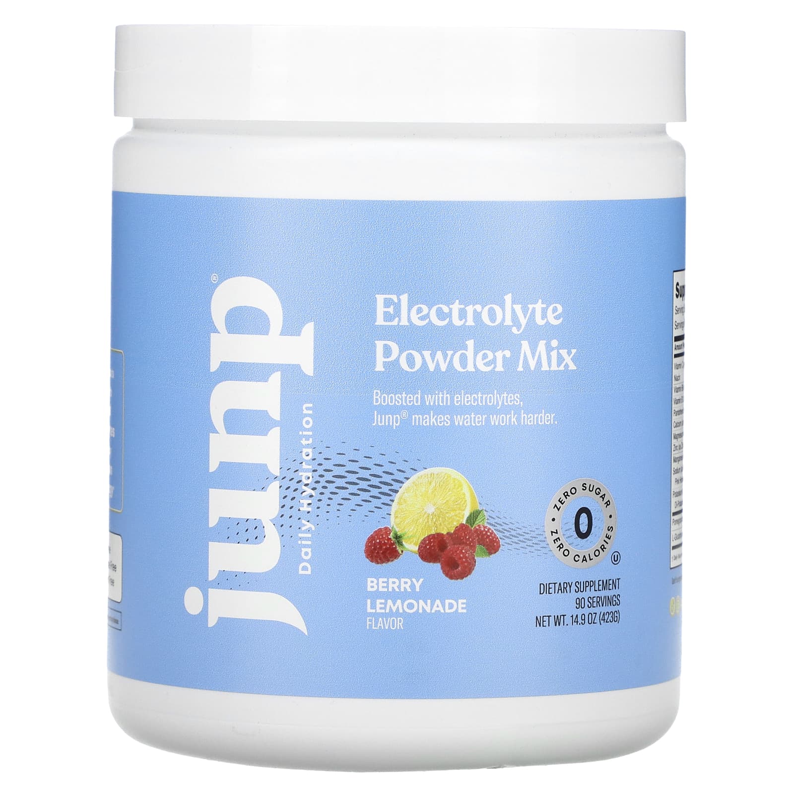 JUNP Hydration Electrolyte Powder Mix – Berry Lemonade – 423 g — Tunisie