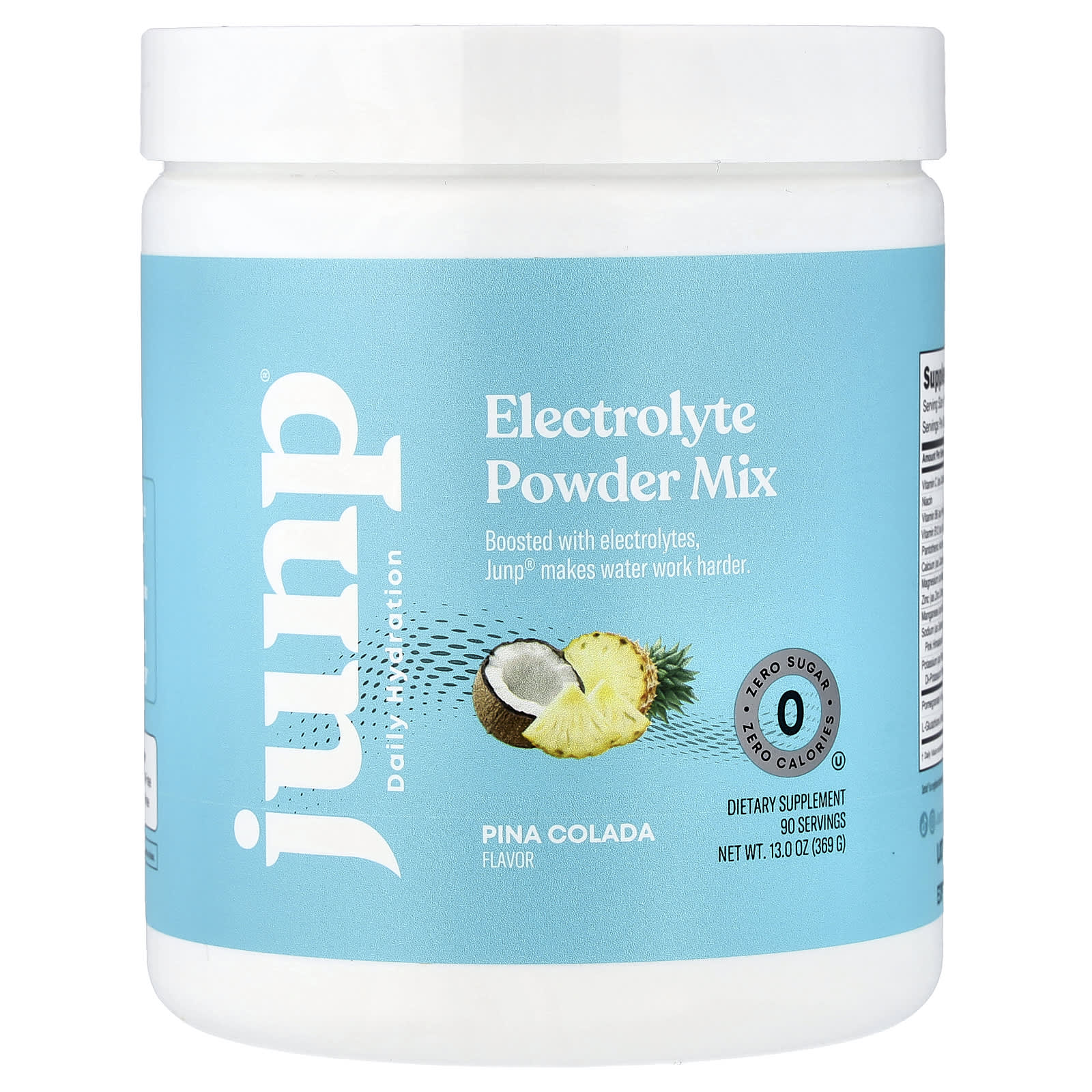 JUNP Hydration Electrolyte Powder Mix, Pina Colada – 369 g — Tunisie