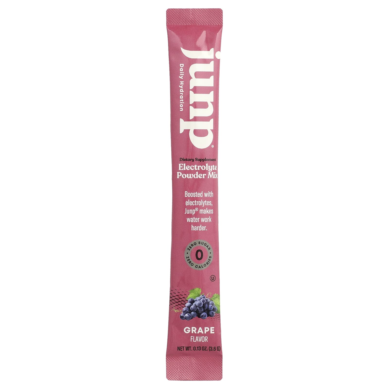 JUNP Hydration Electrolyte Powder Mix, Variety Pack – 75,6 g — étiquette 1