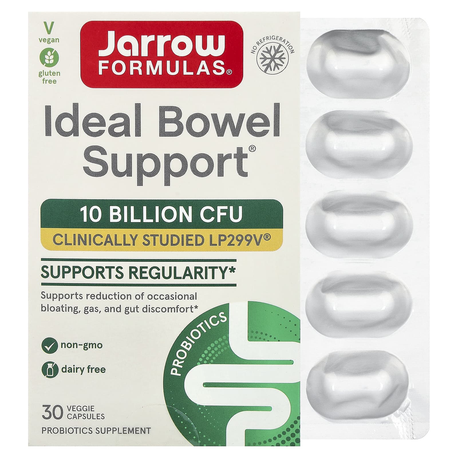 Jarrow Formulas Ideal Bowel Support – 30 gélules végétales — Tunisie
