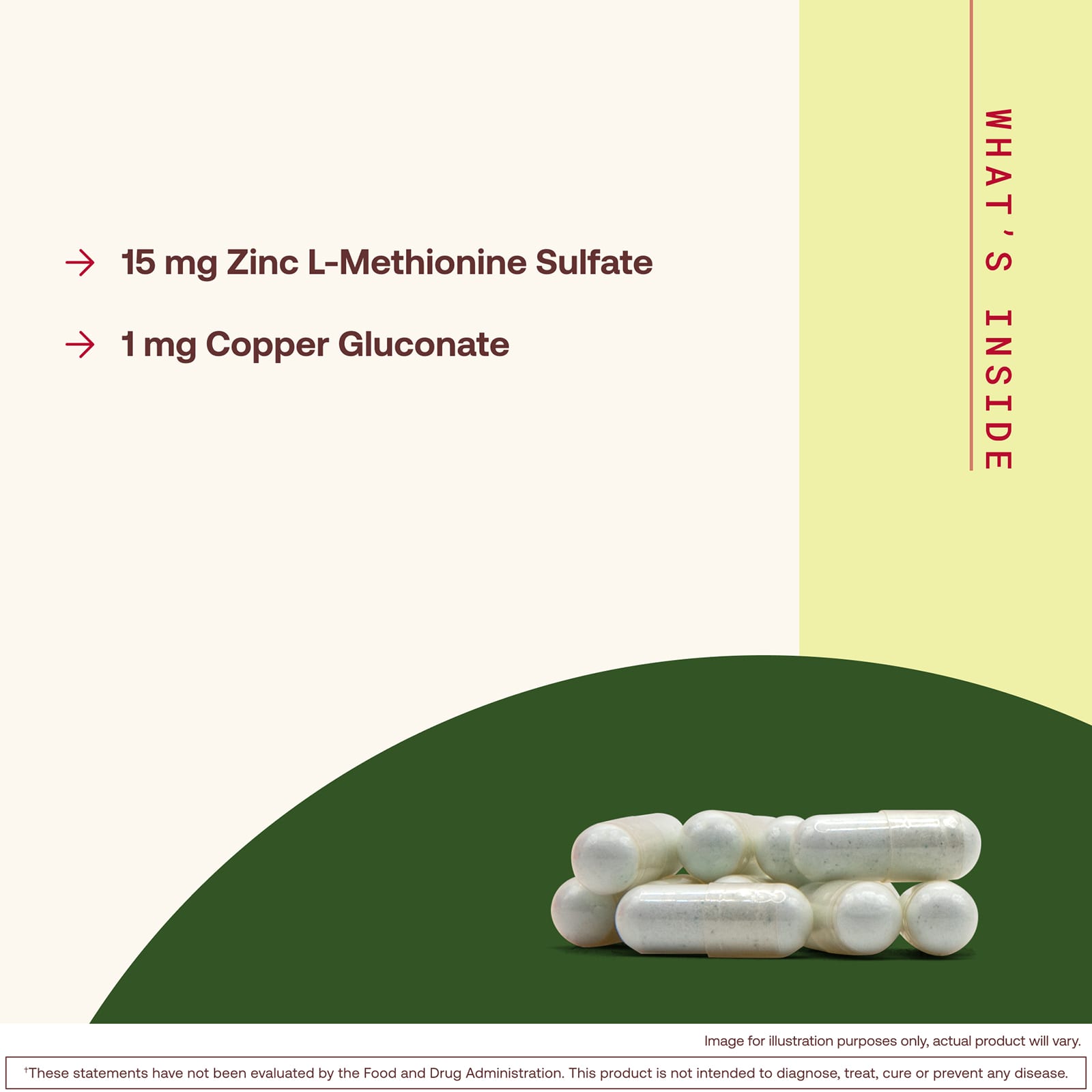 Jarrow Formulas Vegan Zinc Balance – 100 gélules végétales — étiquette 1