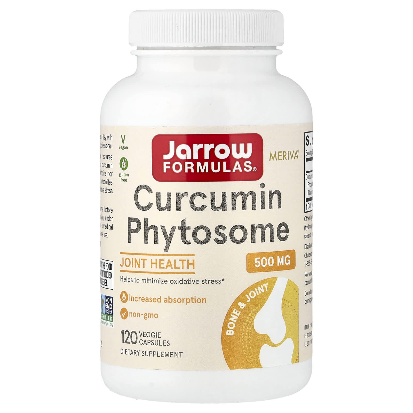 Jarrow Formulas Curcumin Phytosome – 120 gélules végétales — Tunisie